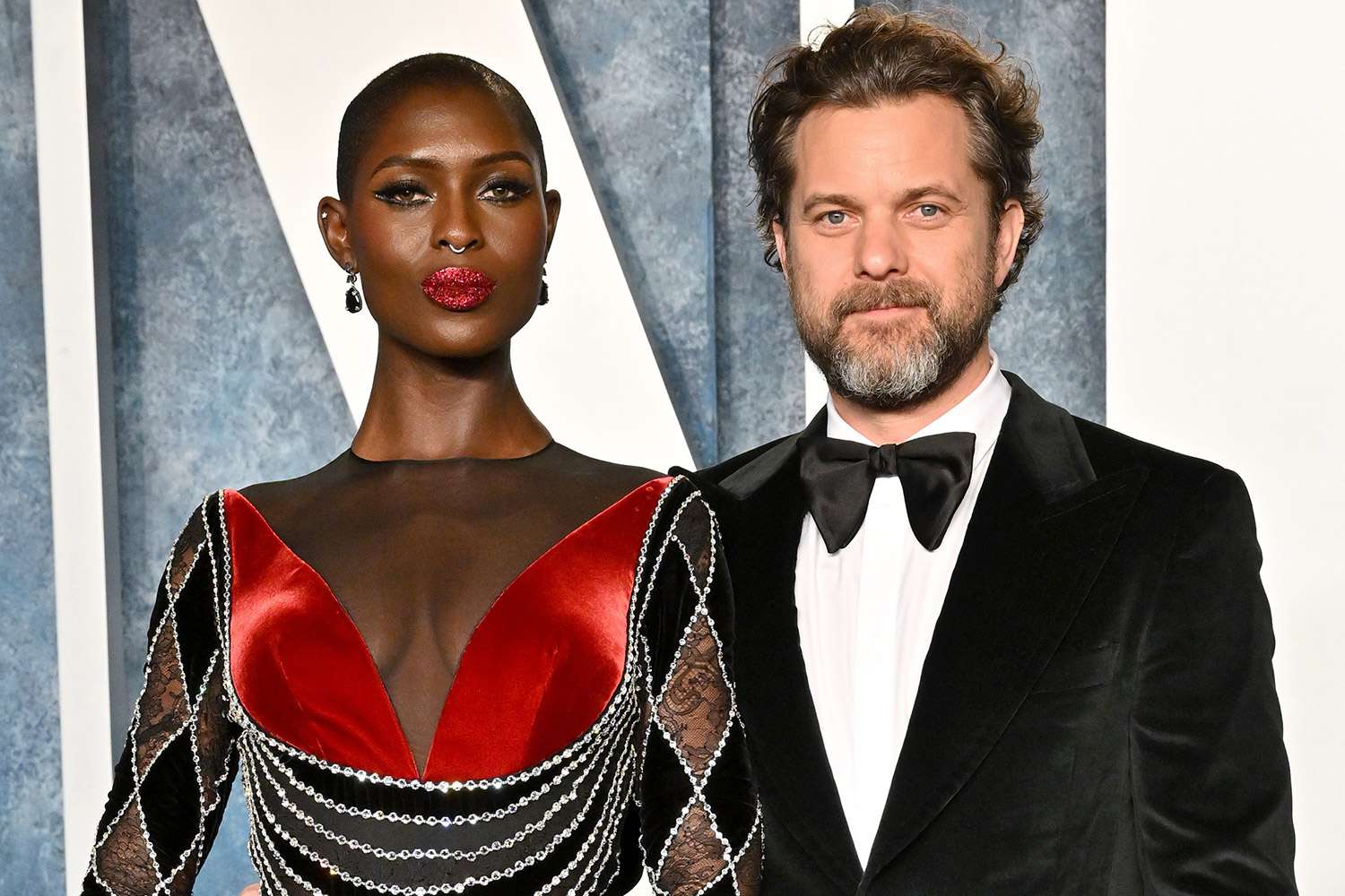 Jodie Turner-Smith and Joshua Jackson attend the 2023 Vanity Fair Oscar Party hosted by Radhika Jones at Wallis Annenberg Center for the Performing Arts on March 12, 2023