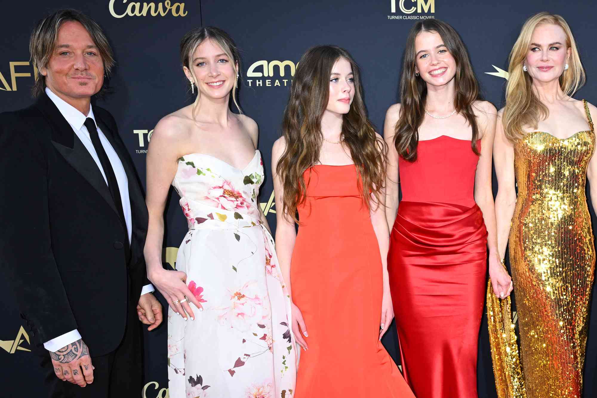 Keith Urban, Faith Margaret Urban, Sunday Rose Kidman-Urban, Sybella Hawley, Nicole Kidman