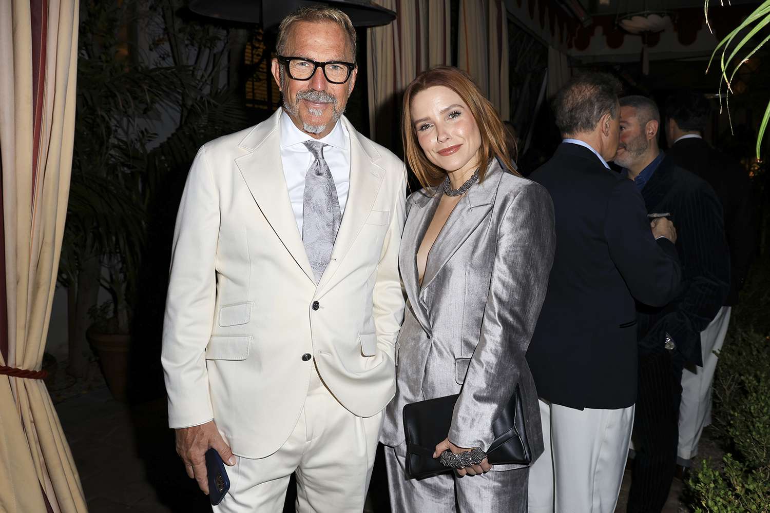 Kevin Costner, Sophia Bush at the Brunello Cucinelli Dinner