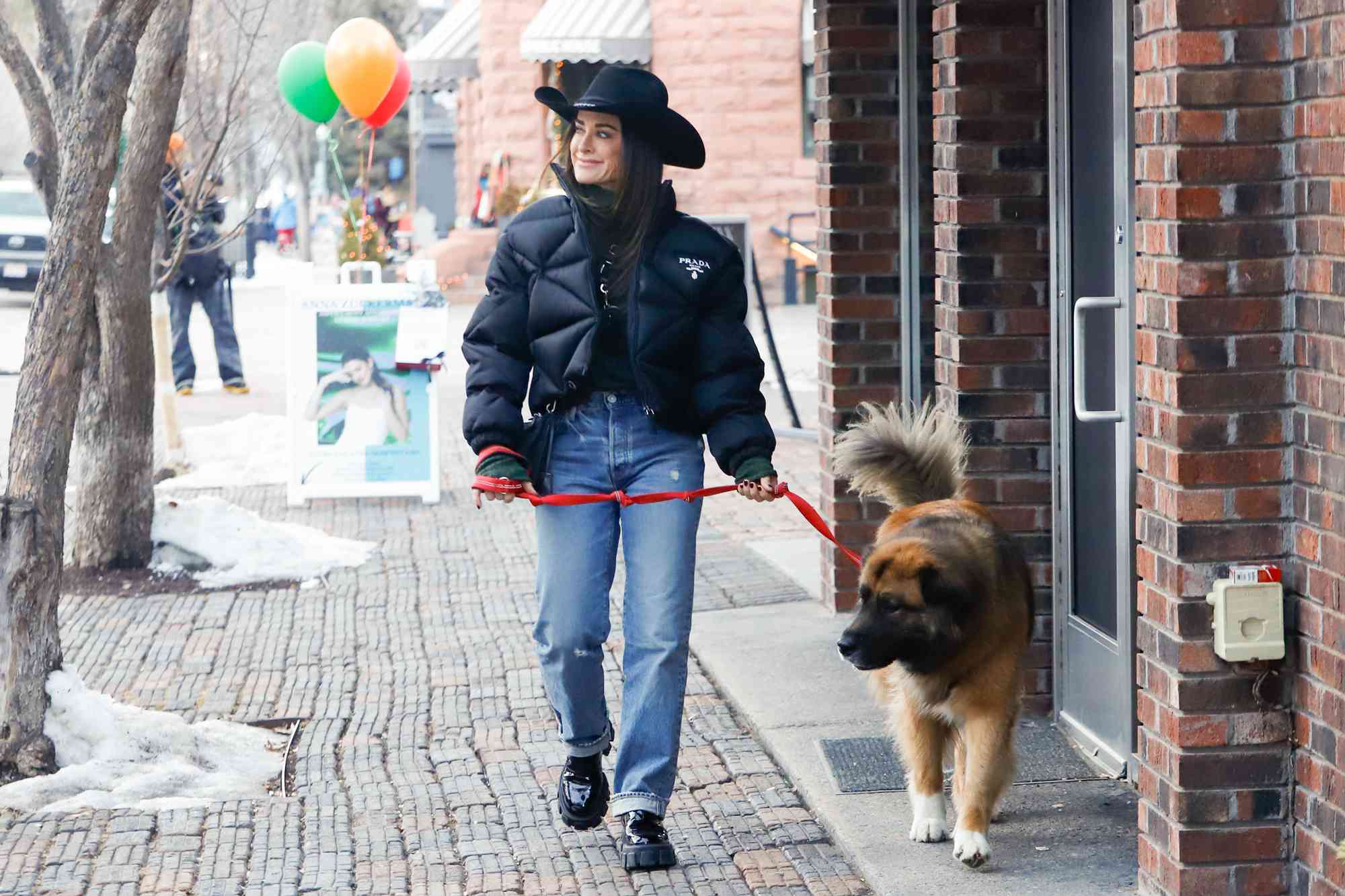 Kyle Richards is seen on December 21, 2024 in Aspen, Colorado.