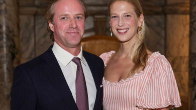 Thomas Kingston and Lady Gabriella Windsor attend the private view for