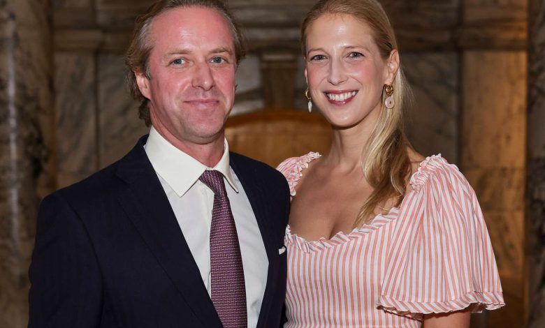 Thomas Kingston and Lady Gabriella Windsor attend the private view for