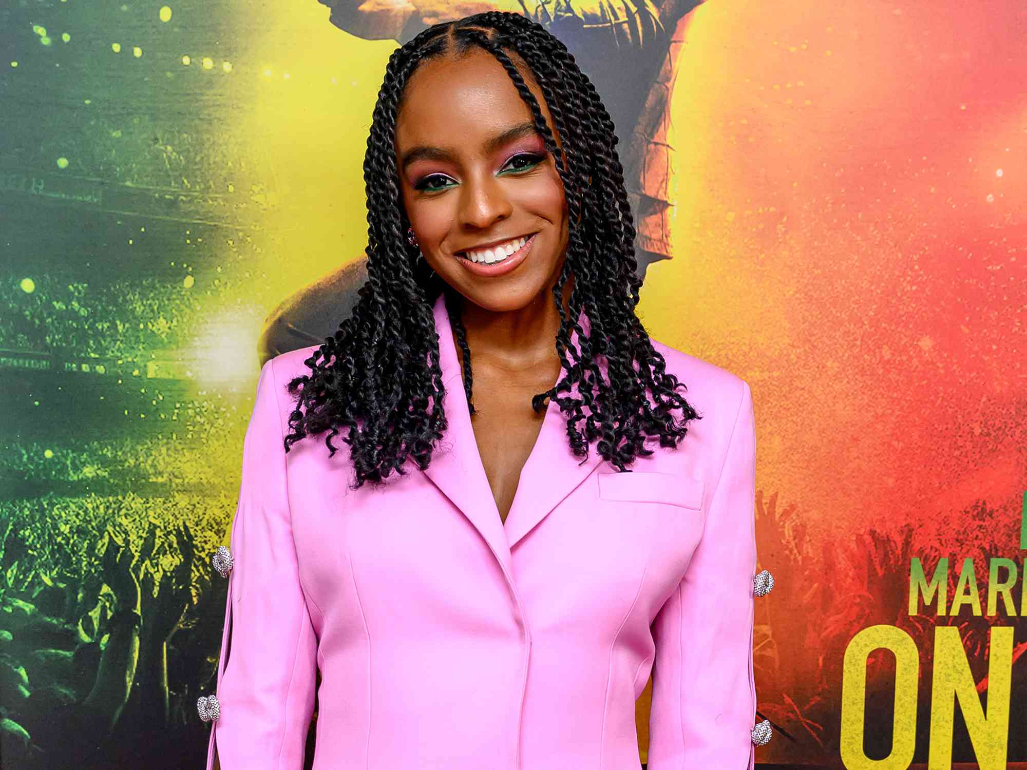 Sara Marley attends Paramount's "Bob Marley: One Love" New York screening on February 12, 2024.