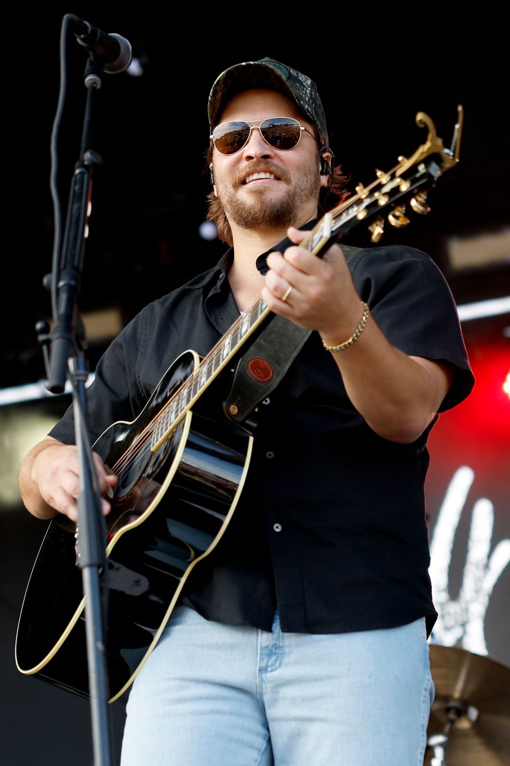 Luke Grimes performs onstage for day two of the 2023 Pilgrimage Music & Cultural Festival on September 24, 2023 in Franklin, Tennessee.