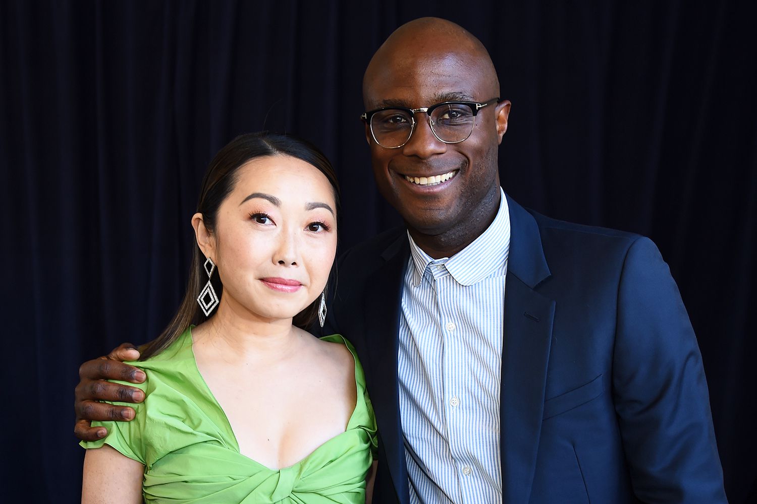 Directors Lulu Wang (L) and Barry Jenkins attend the 2020 Film Independent Spirit Awards on February 08, 2020 in Santa Monica, California. 