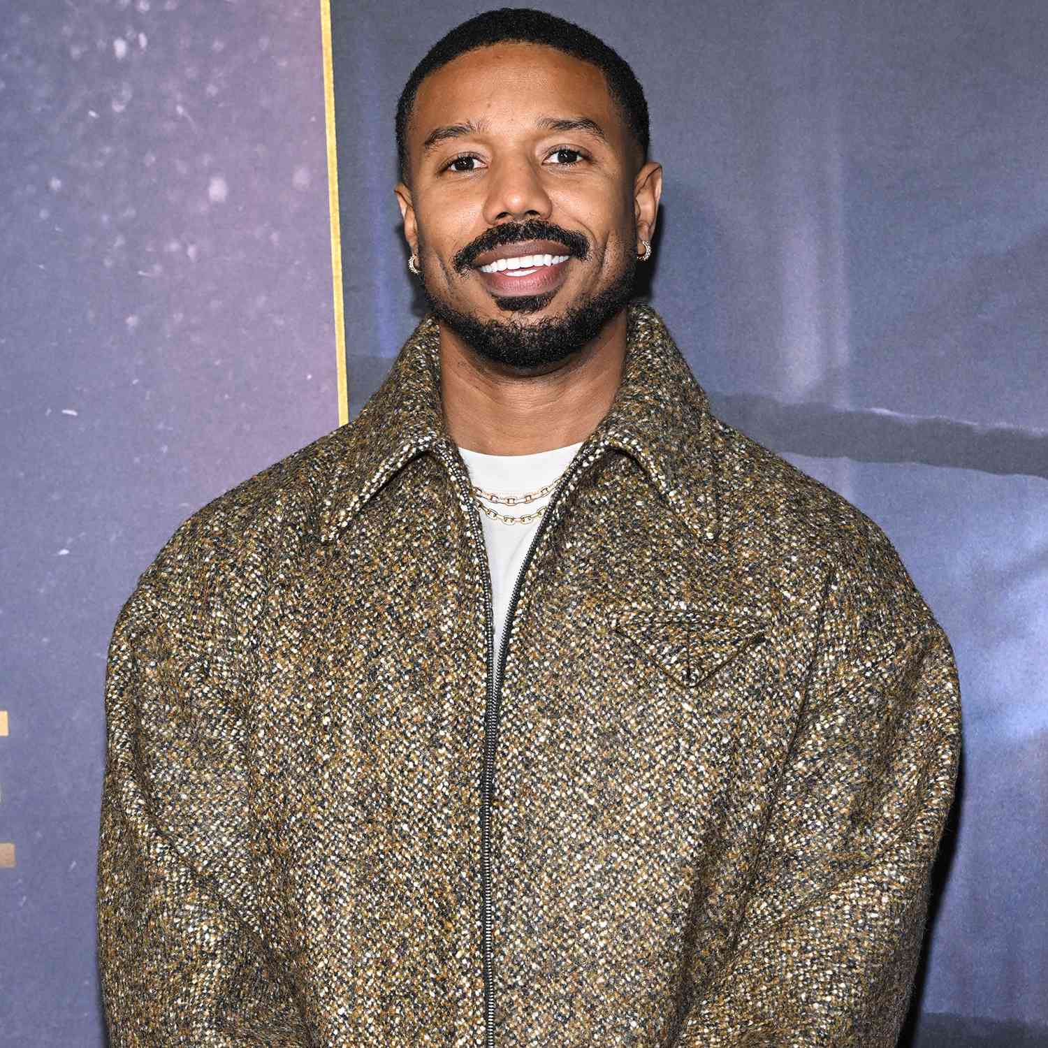 US actor Michael B. Jordan attends the Los Angeles premiere of Amazon MGM Studios' "The Fire Inside" at the Directors Guild of America