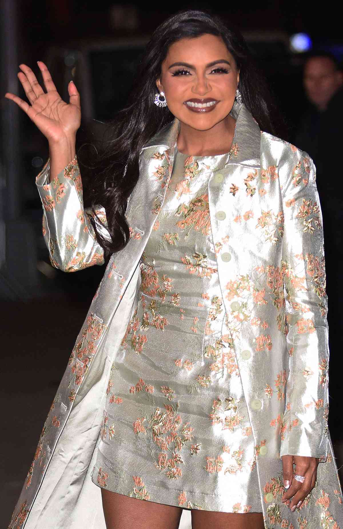 Mindy Kaling is seen on December 3, 2024 in New York City