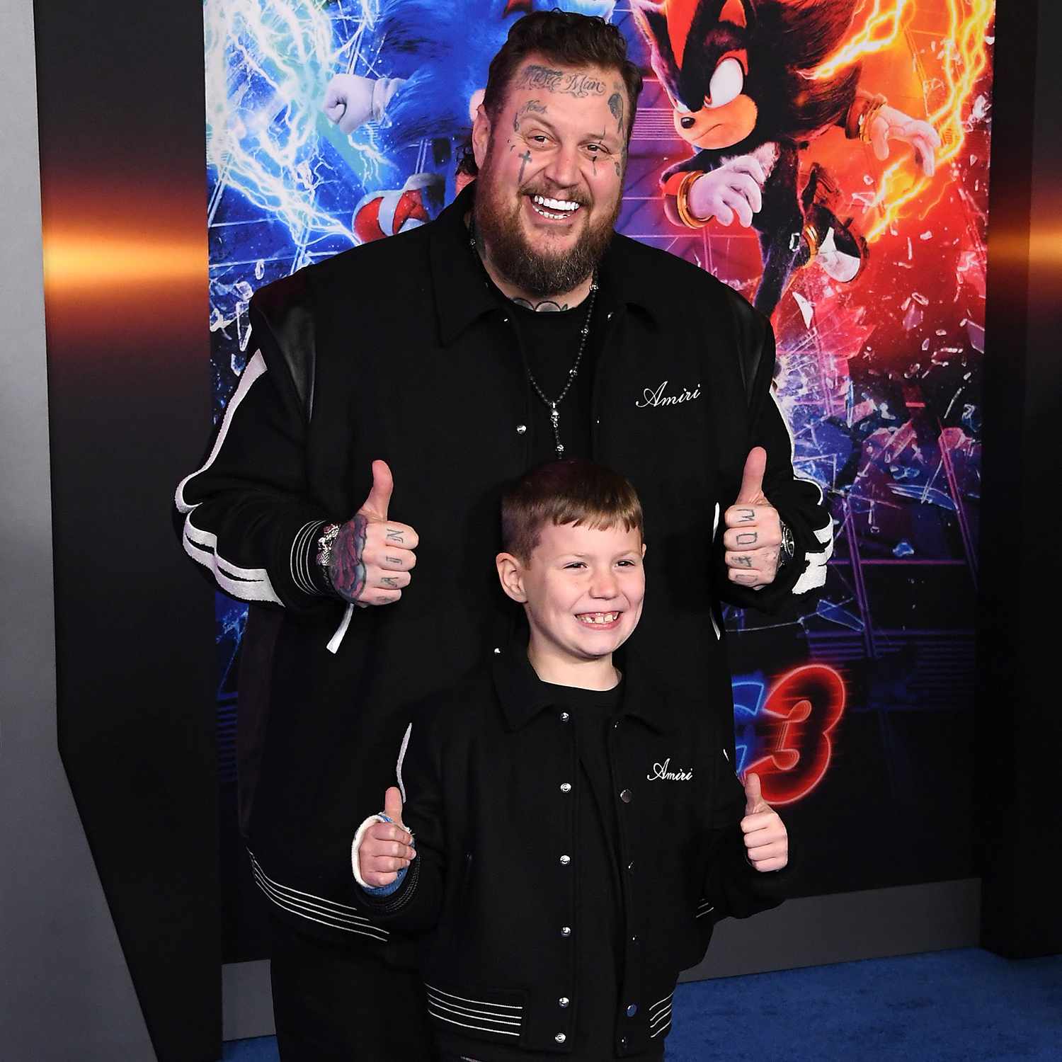 Noah Buddy DeFord, Jelly Roll arrives at the Los Angeles Premiere Of Paramount's "Sonic The Hedgehog 3"