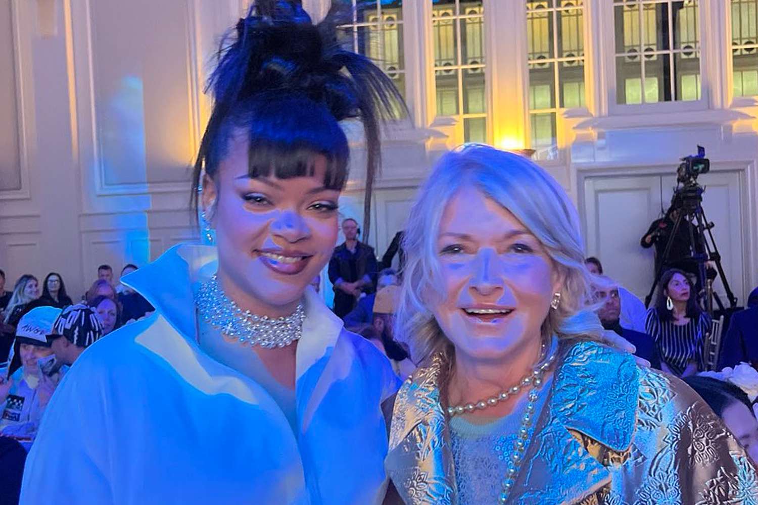 Rihanna and Martha Stewart