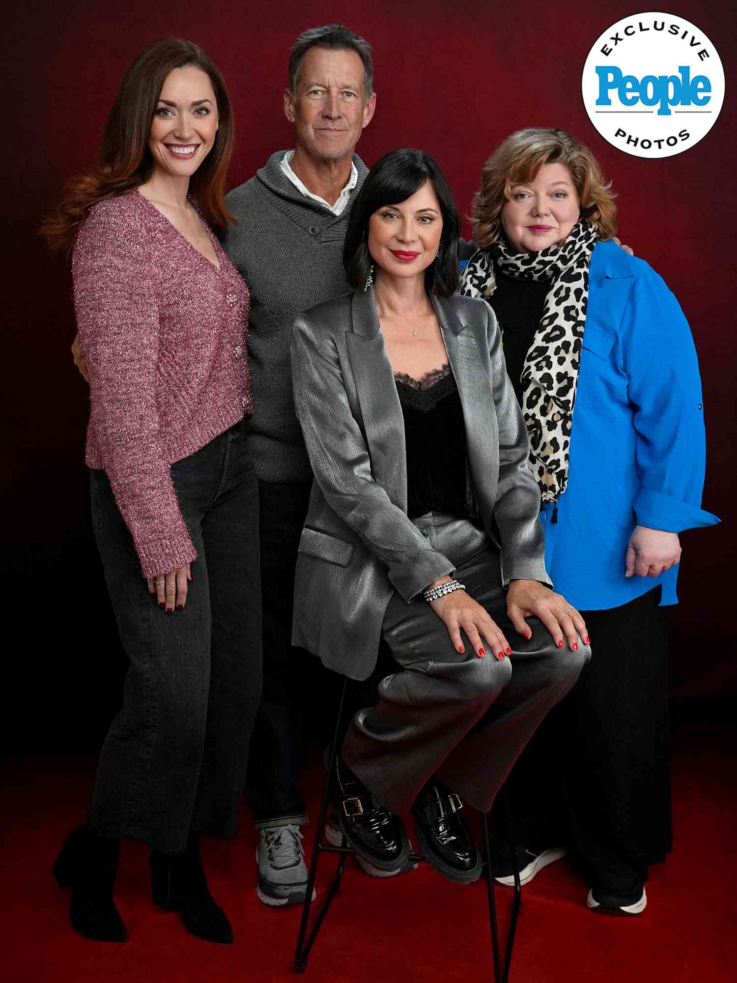 Christmas Con portrait gallery - Sarah Power, James Denton, Catherine Bell and Catherine Disher