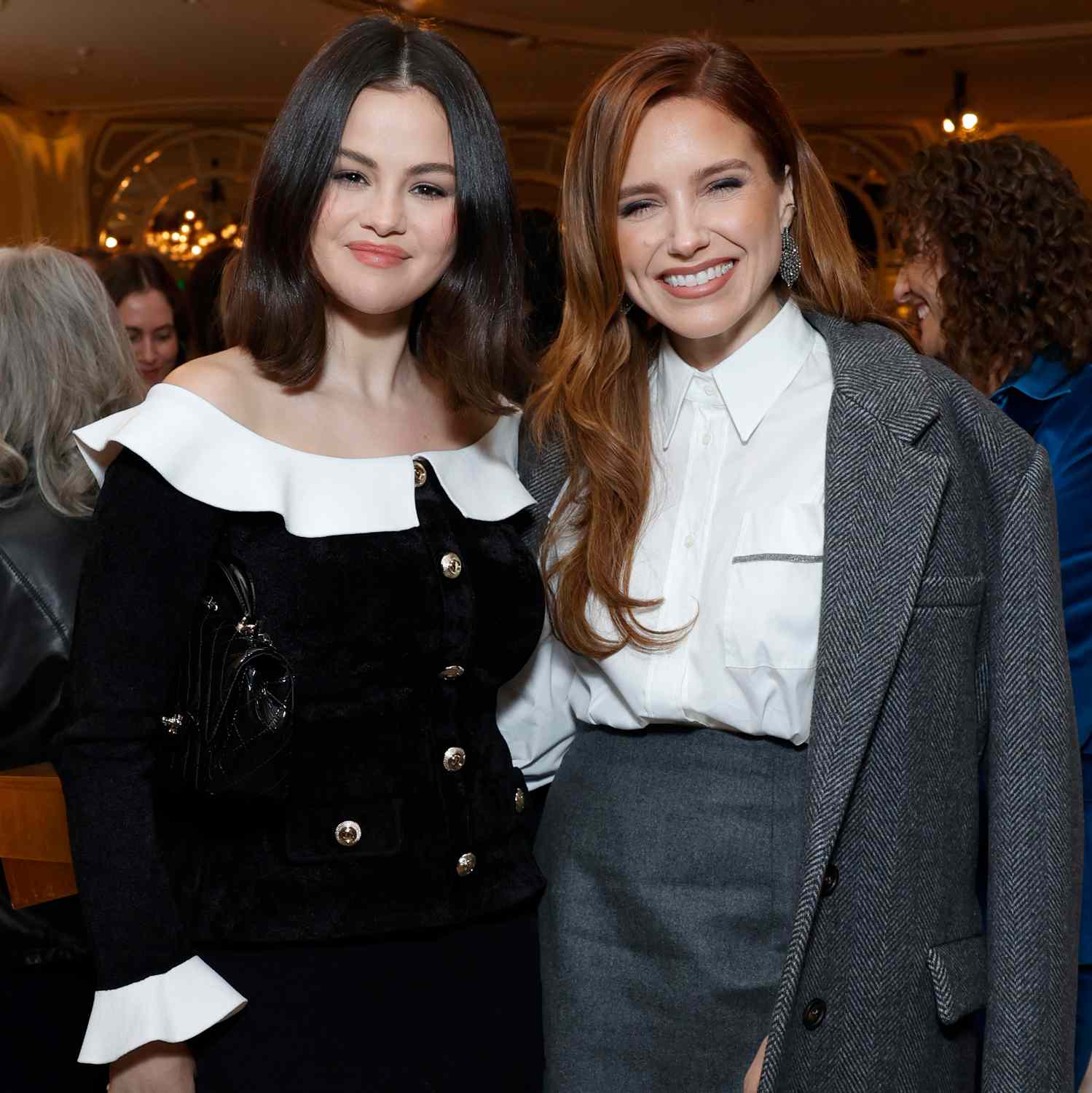 Selena Gomez and Sophia Bush attend The Hollywood Reporter Women in Entertainment 2024 