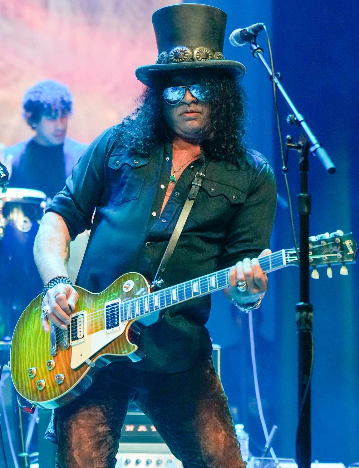 Slash performs during the Allman Betts Family Revival at Ryman Auditorium on December 16, 2024 in 