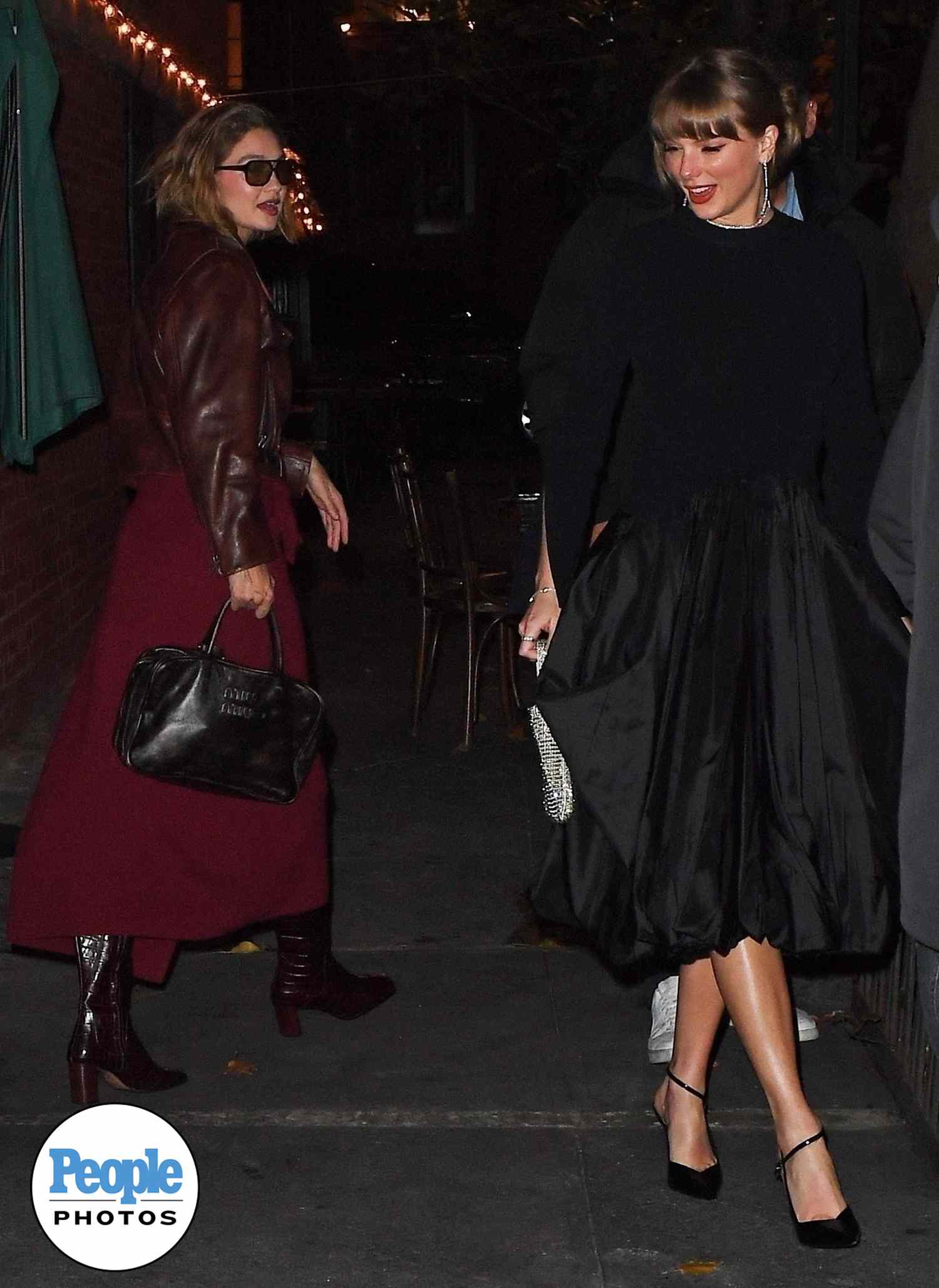 *EXCLUSIVE* Taylor Swift was stepping out for a dinner date with best friend, Gigi Hadid. 