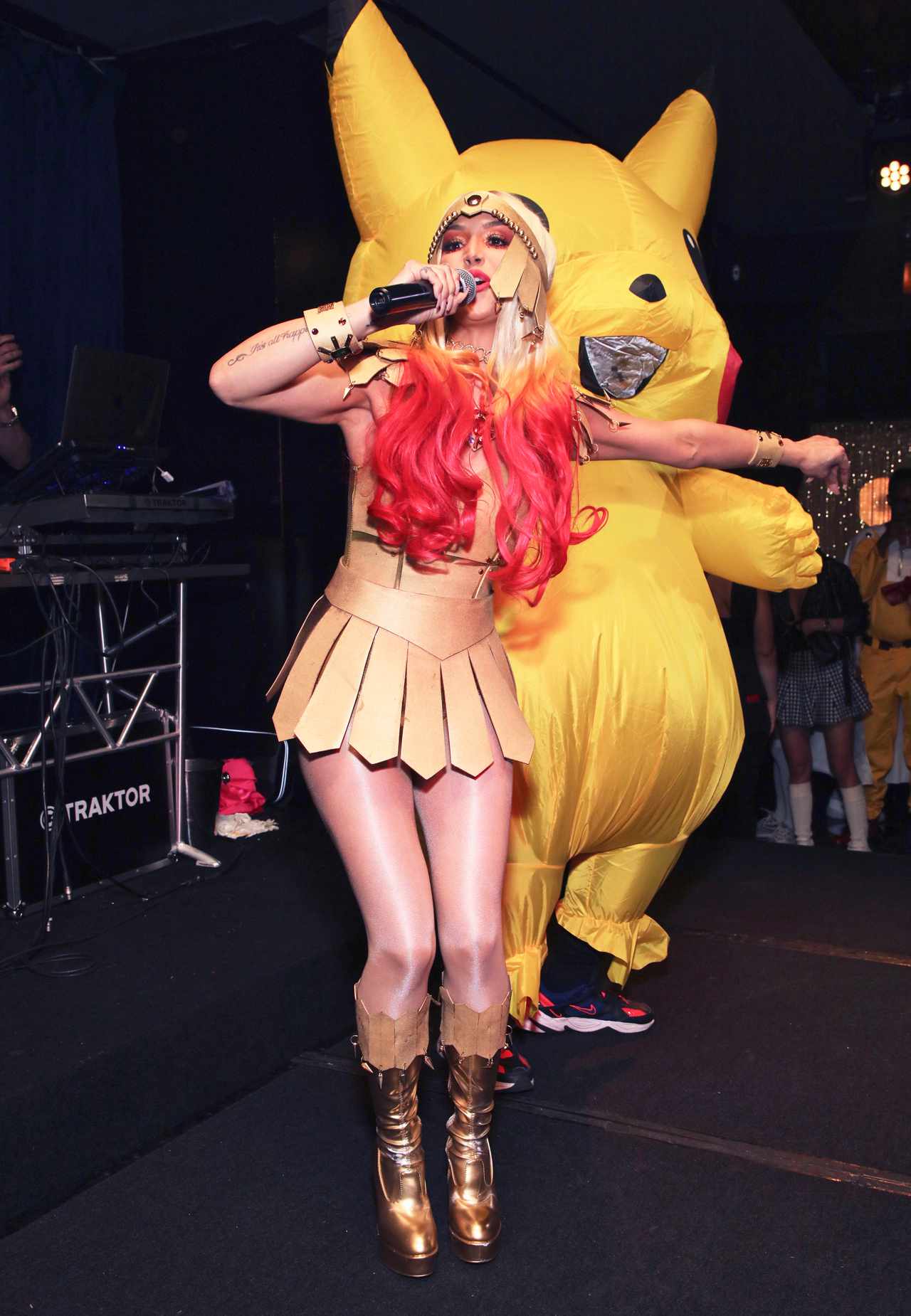 Scheana Shay performs at Kyle Chan's #AnimeAF Birthday Party at Sofitel Los Angeles At Beverly Hills on March 05, 2020 in Los Angeles, California