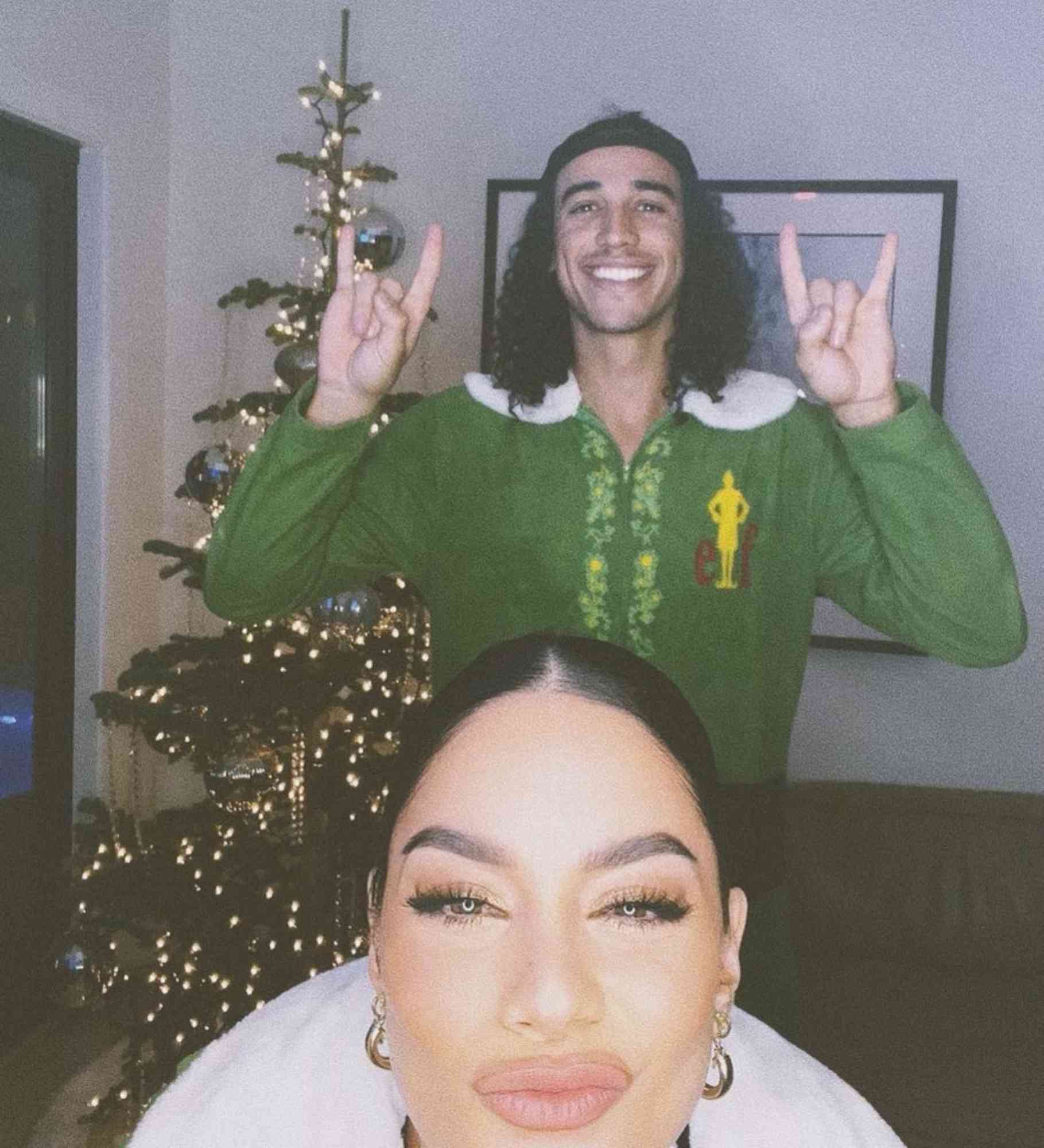 Vanessa Hudgens and Cole Tucker celebrate Christmas