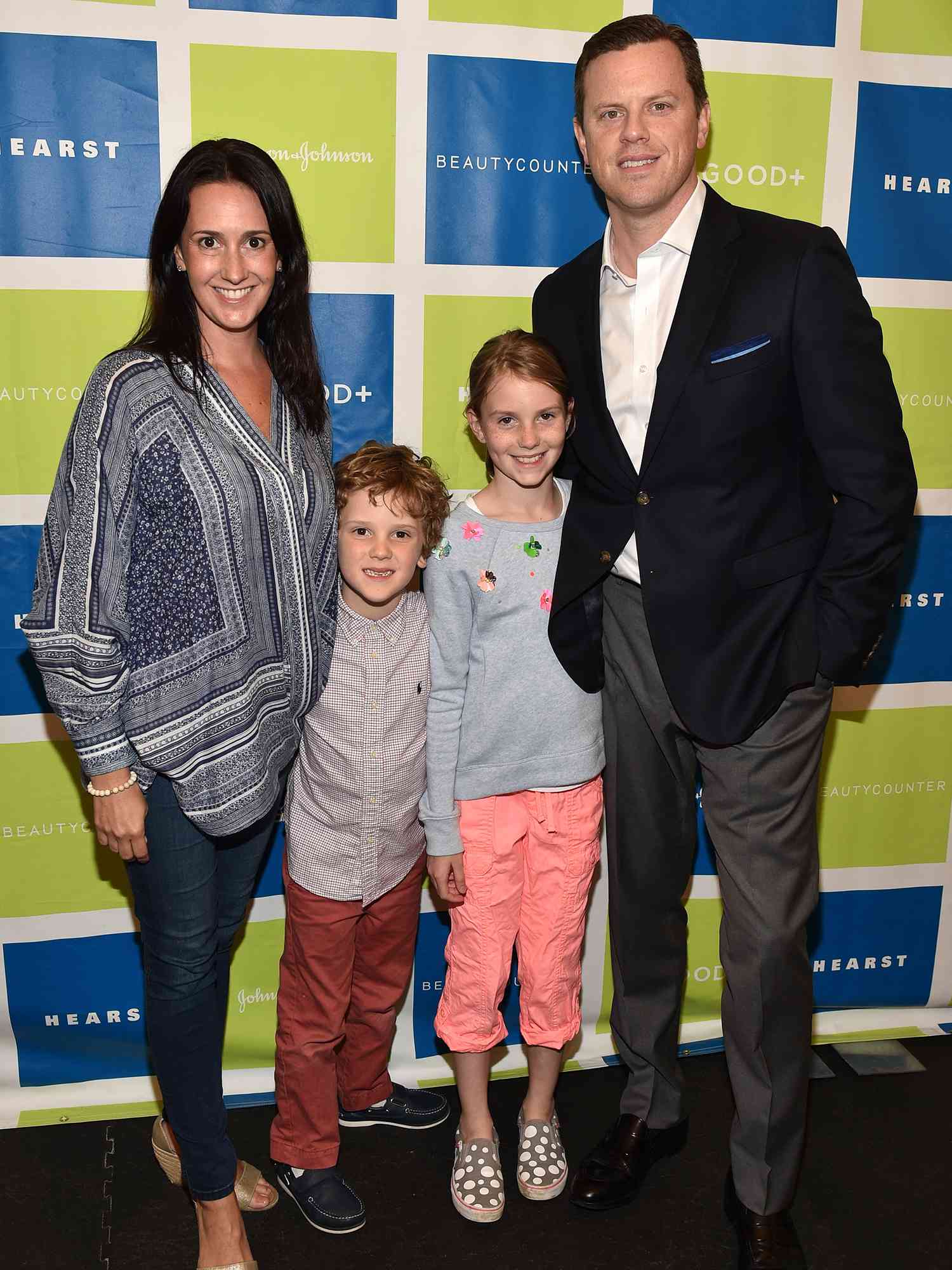 Willie Geist, Christina Geist, and their children attend Jessica and Jerry Seinfeld host GOOD+ Foundation's 2016 Bash on June 8, 2016 in New York City. 