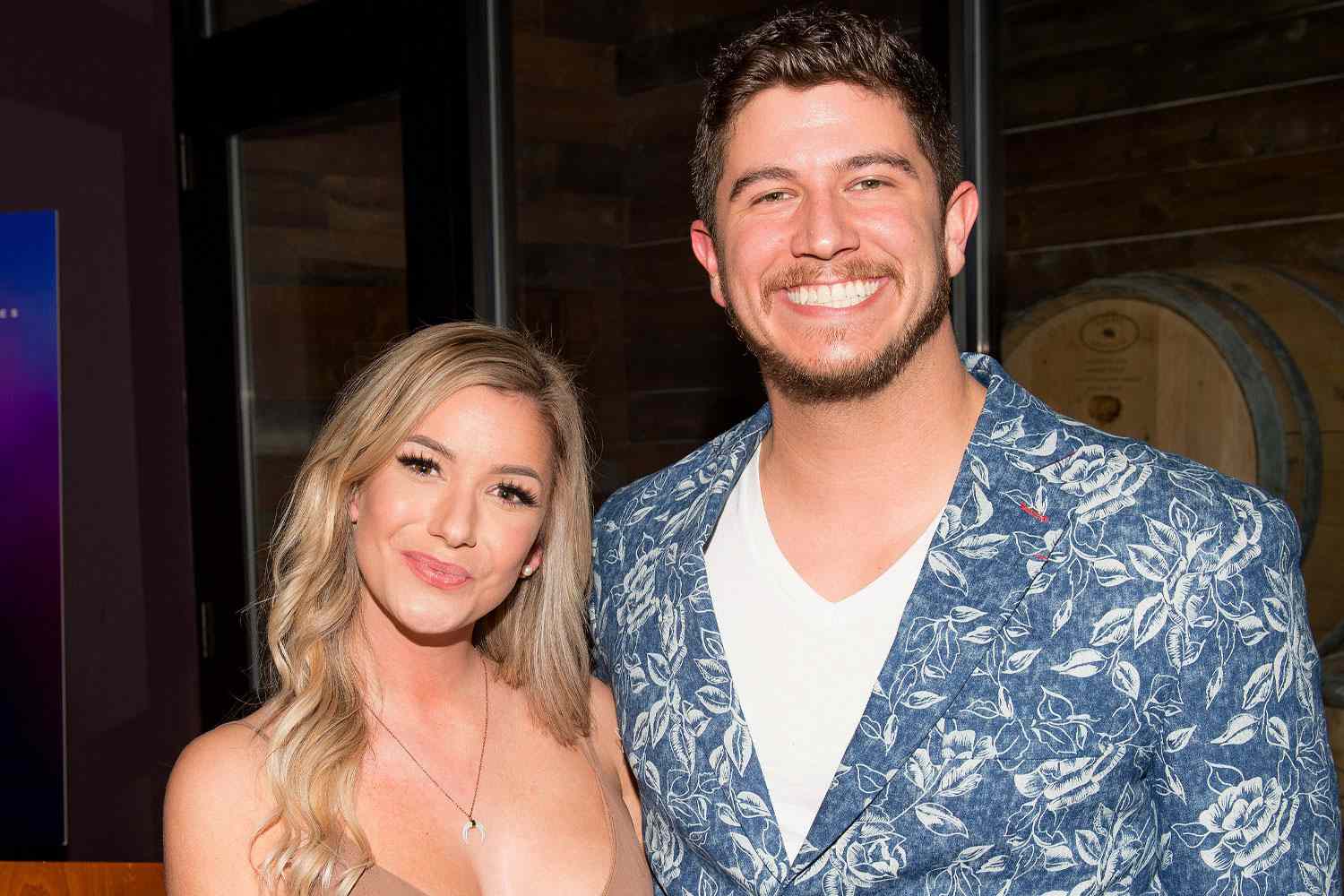 Amber Pike and Matt Barnett attends Netflix's Love is Blind VIP viewing party at City Winery on February 27, 2020 in Atlanta, Georgia.