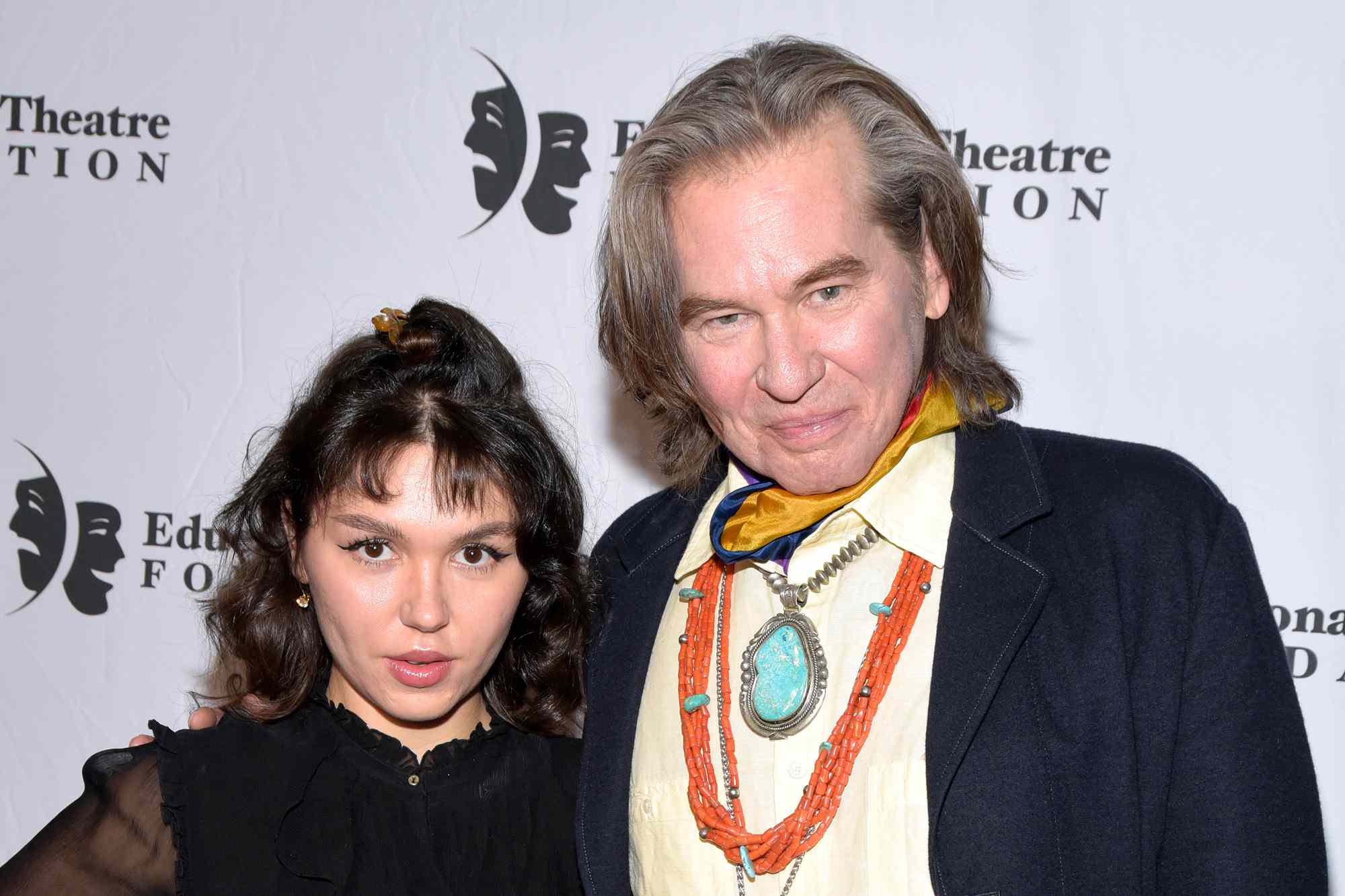 Mercedes Kilmer and Val Kilmer 