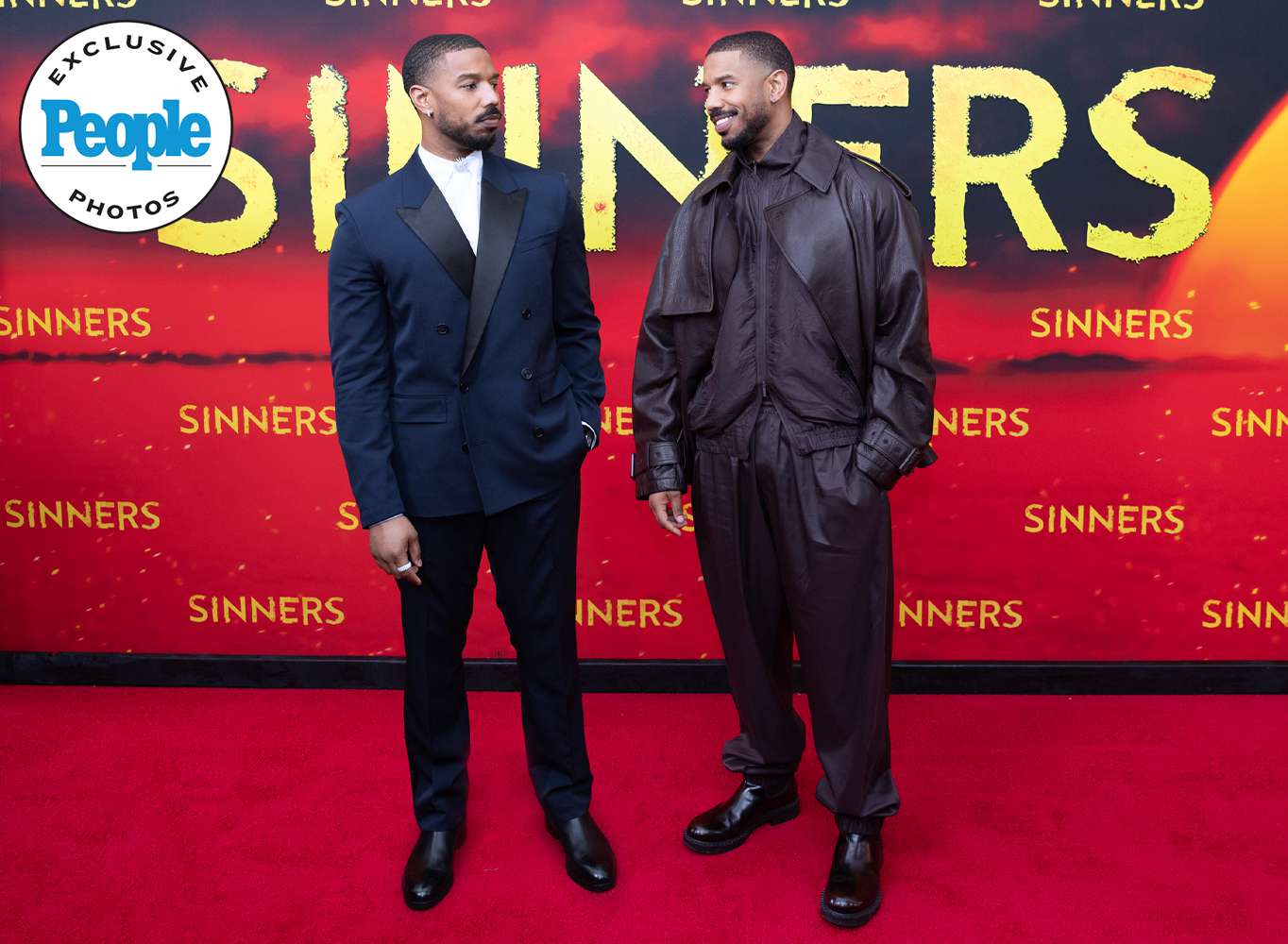 Michael B. Jordan Sinners premiere