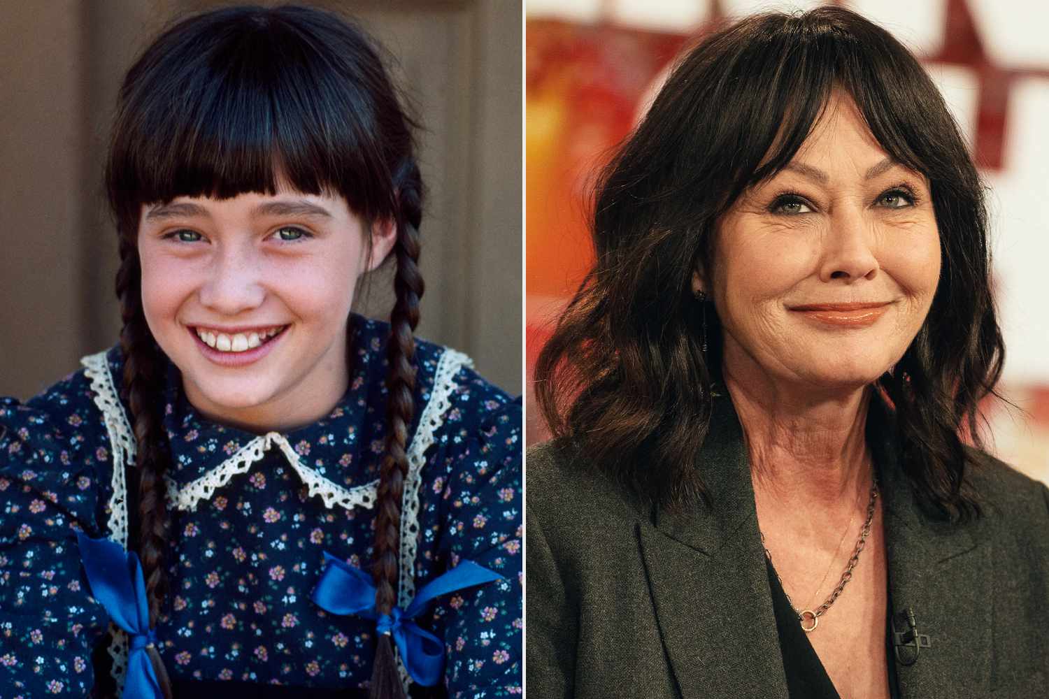 Shannen Doherty as Jenny Wilder, LITTLE HOUSE ON THE PRAIRIE; Shannen Doherty, THE KELLY CLARKSON SHOW