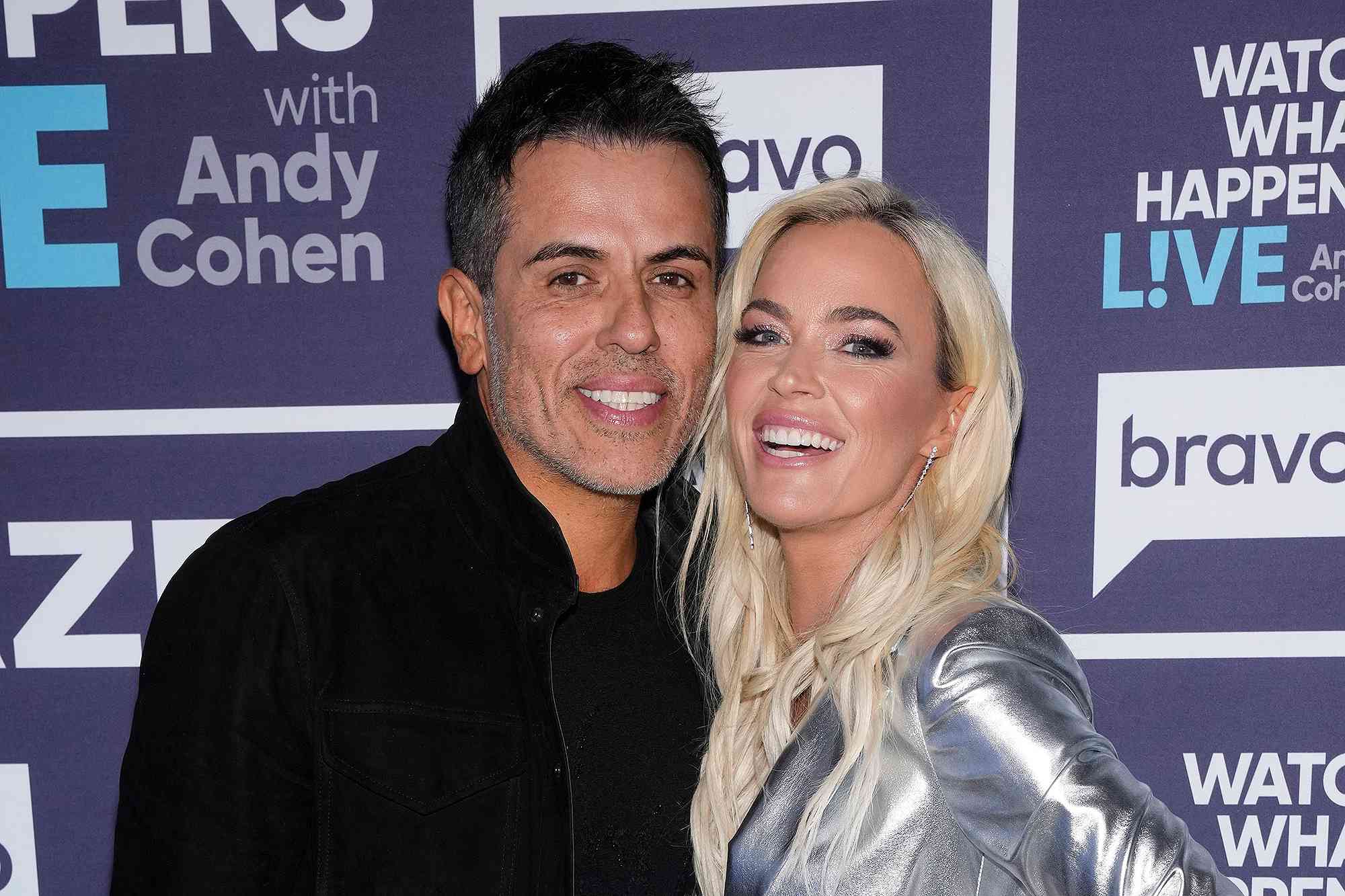 WATCH WHAT HAPPENS LIVE WITH ANDY COHEN -- Episode 20176 -- Pictured: (l-r) Edwin Arroyave, Teddi Mellencamp 