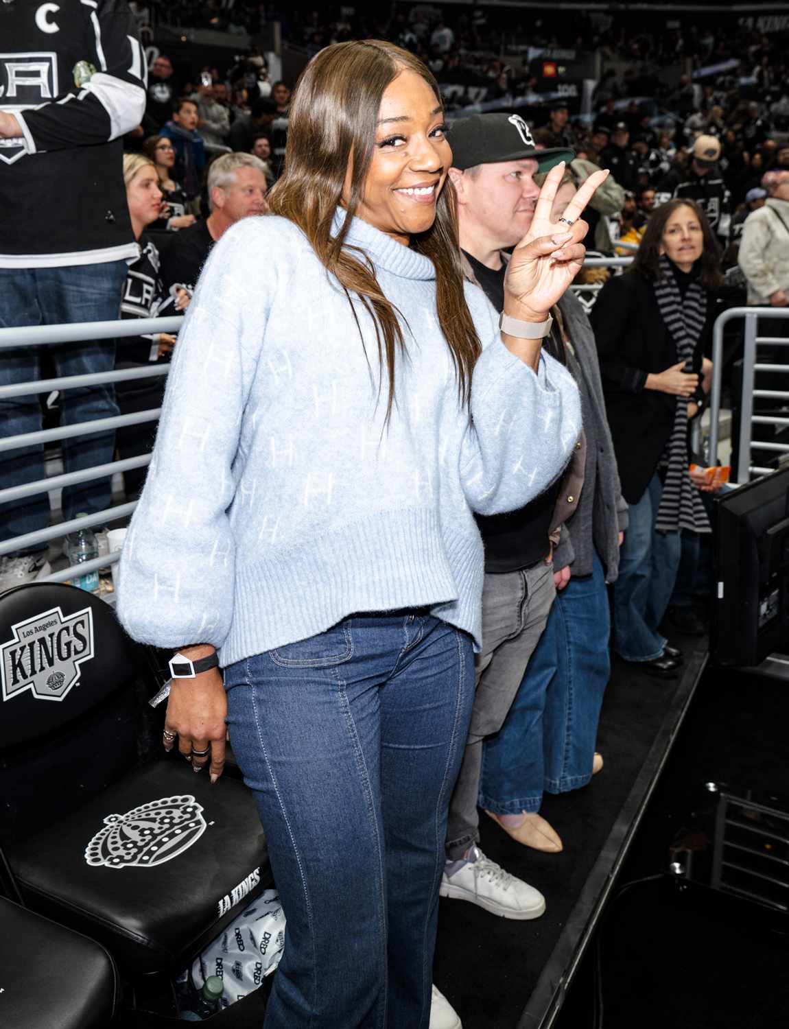 Tiffany Haddish was on hand to take in all the action and enjoy the game courtesy LA Kings