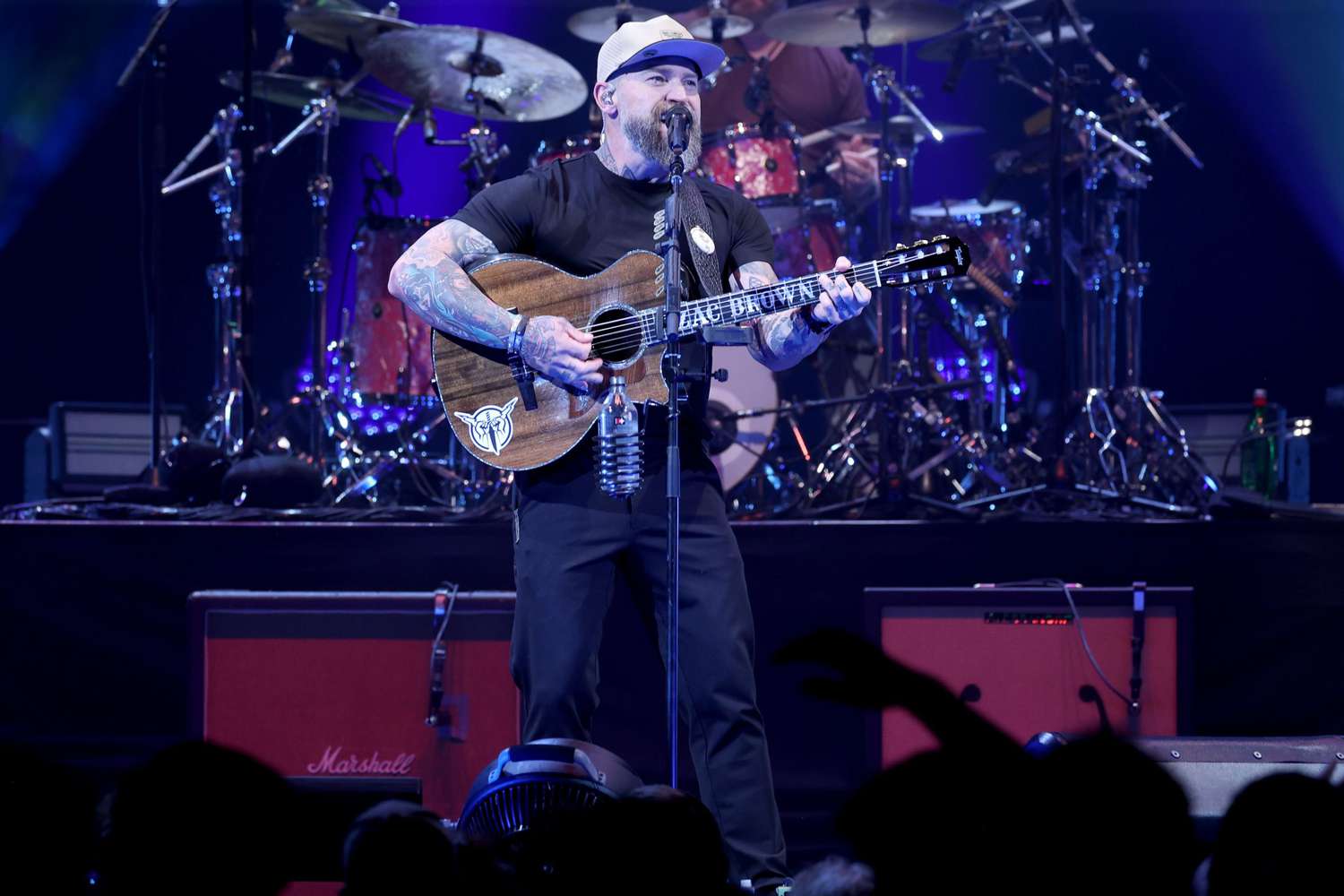 Zac Brown Band performs onstage during a concert to benefit The Contemplative Sciences Center on 