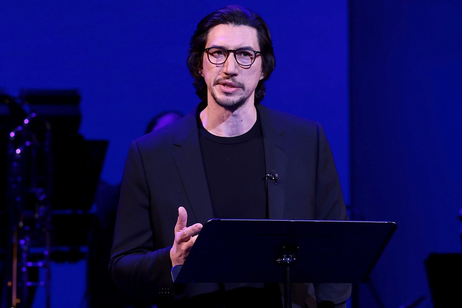 Adam Driver speaks onstage at SeriousFun Children's Network’s “A Night of SeriousFun” Gala
