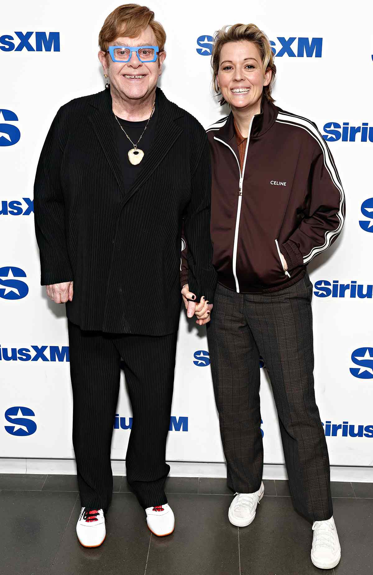 Elton John and Brandi Carlile visit SiriusXM's 'The Howard Stern Show' at SiriusXM Studios