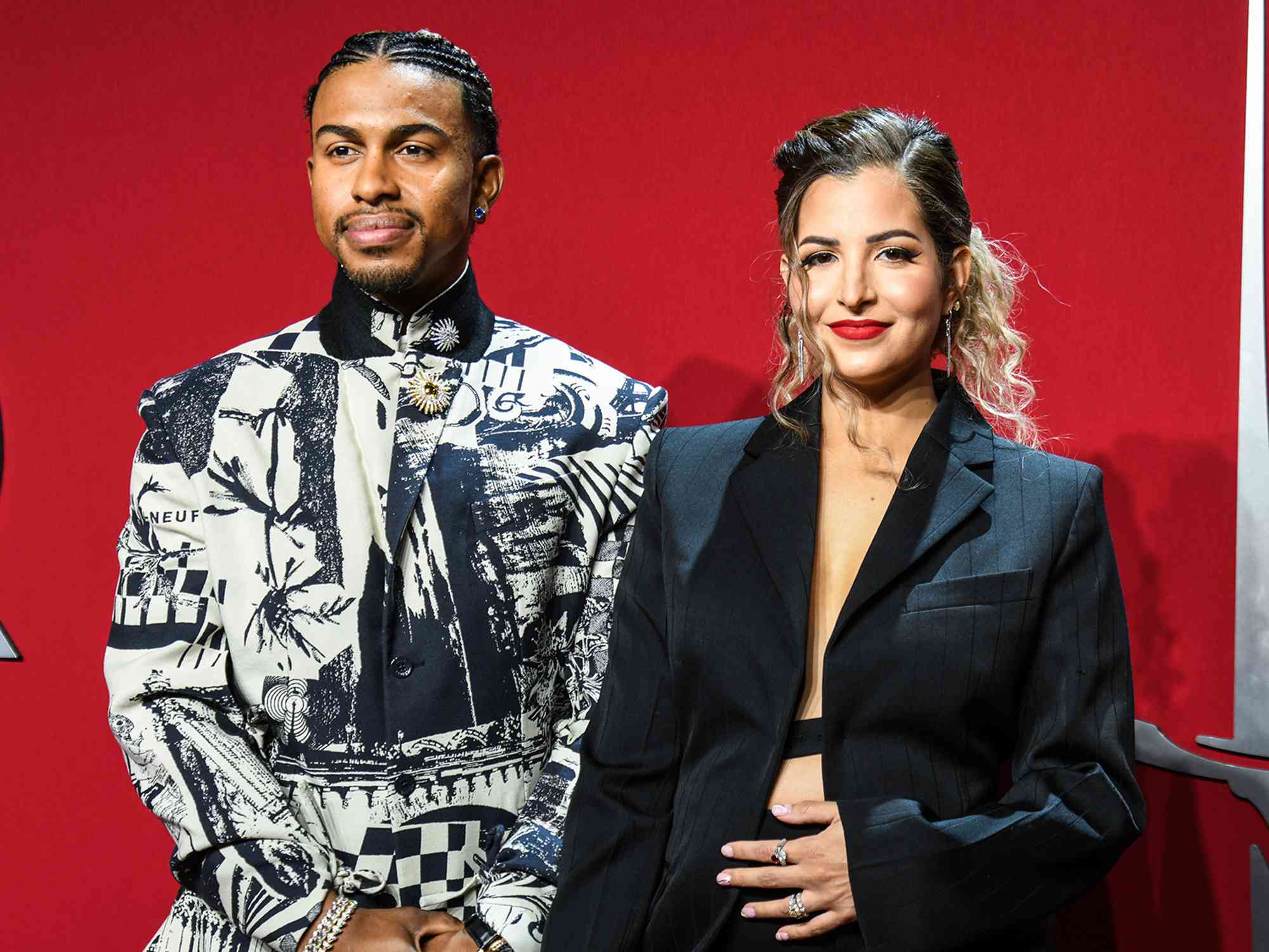 Francisco Lindor and Katia Lindor at the 2023 GQ Global Creativity Awards
