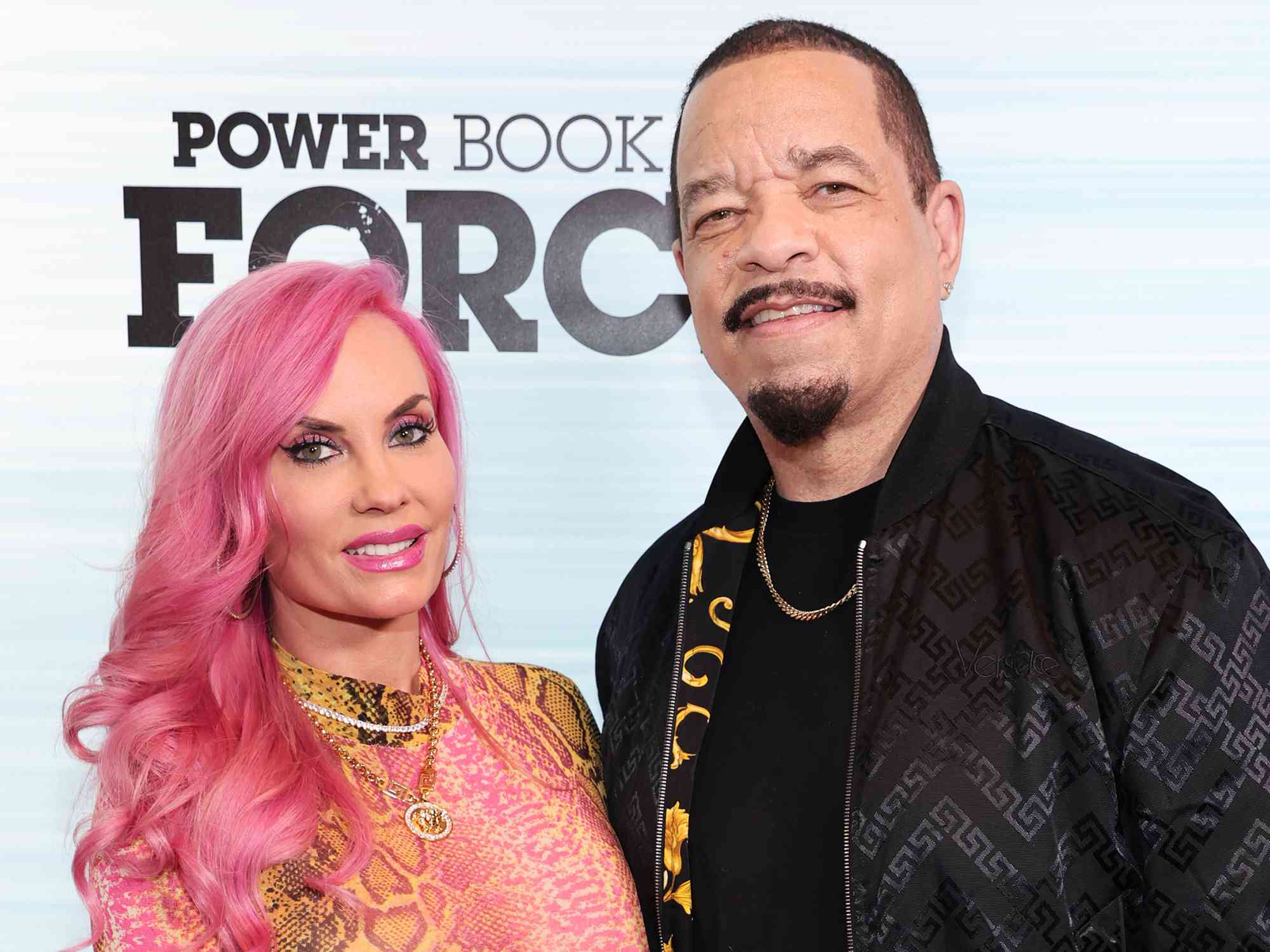 Coco Austin and Ice-T attend the Power Book IV: Force Premiere on January 28, 2022 in New York City.
