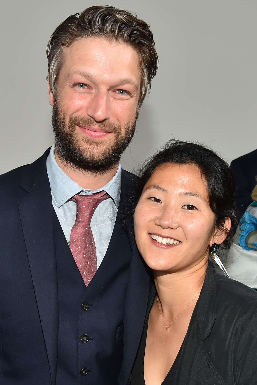 Peter Scanavino and Lisha Bai attend the Joyful Revolution Gala on May 22, 2017 in New York City.