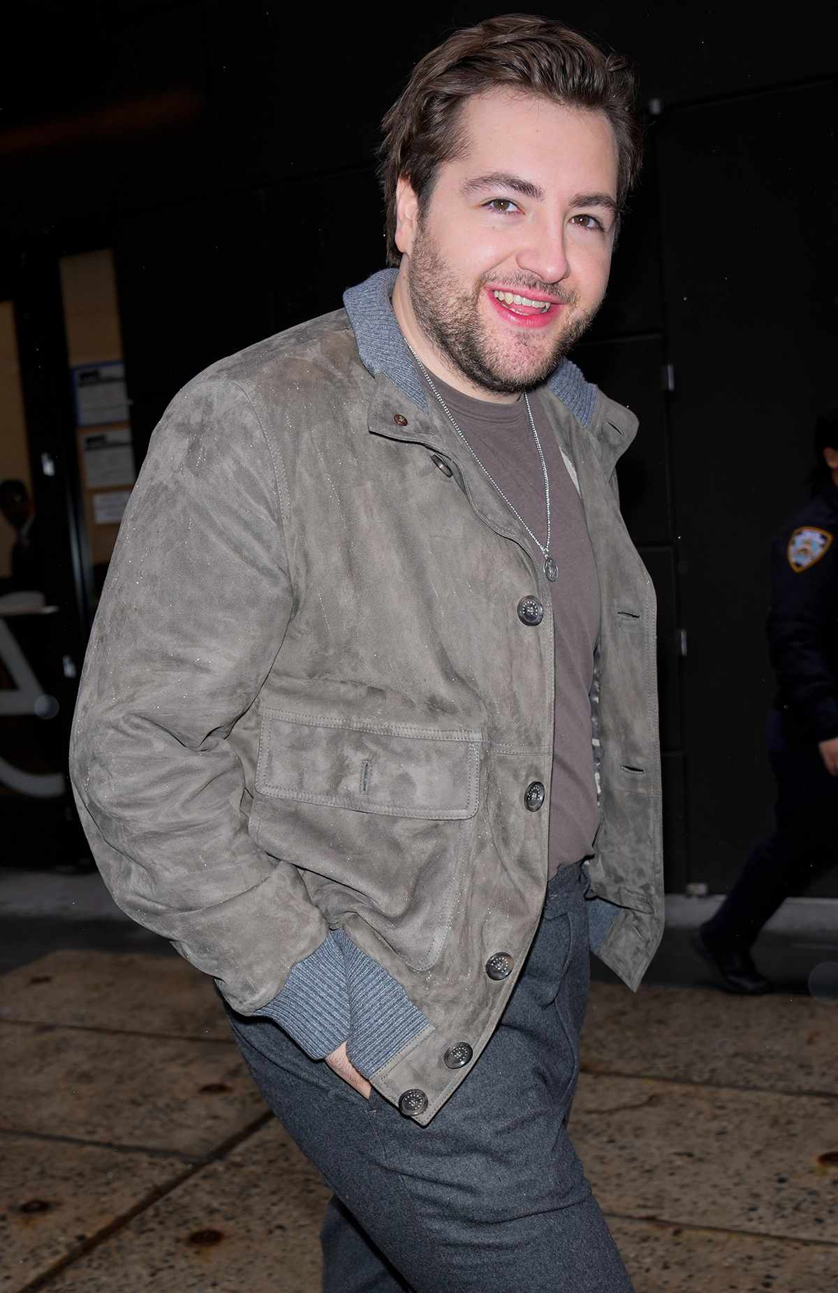 Michael Gandolfini is seen on April 7, 2025 in New York City