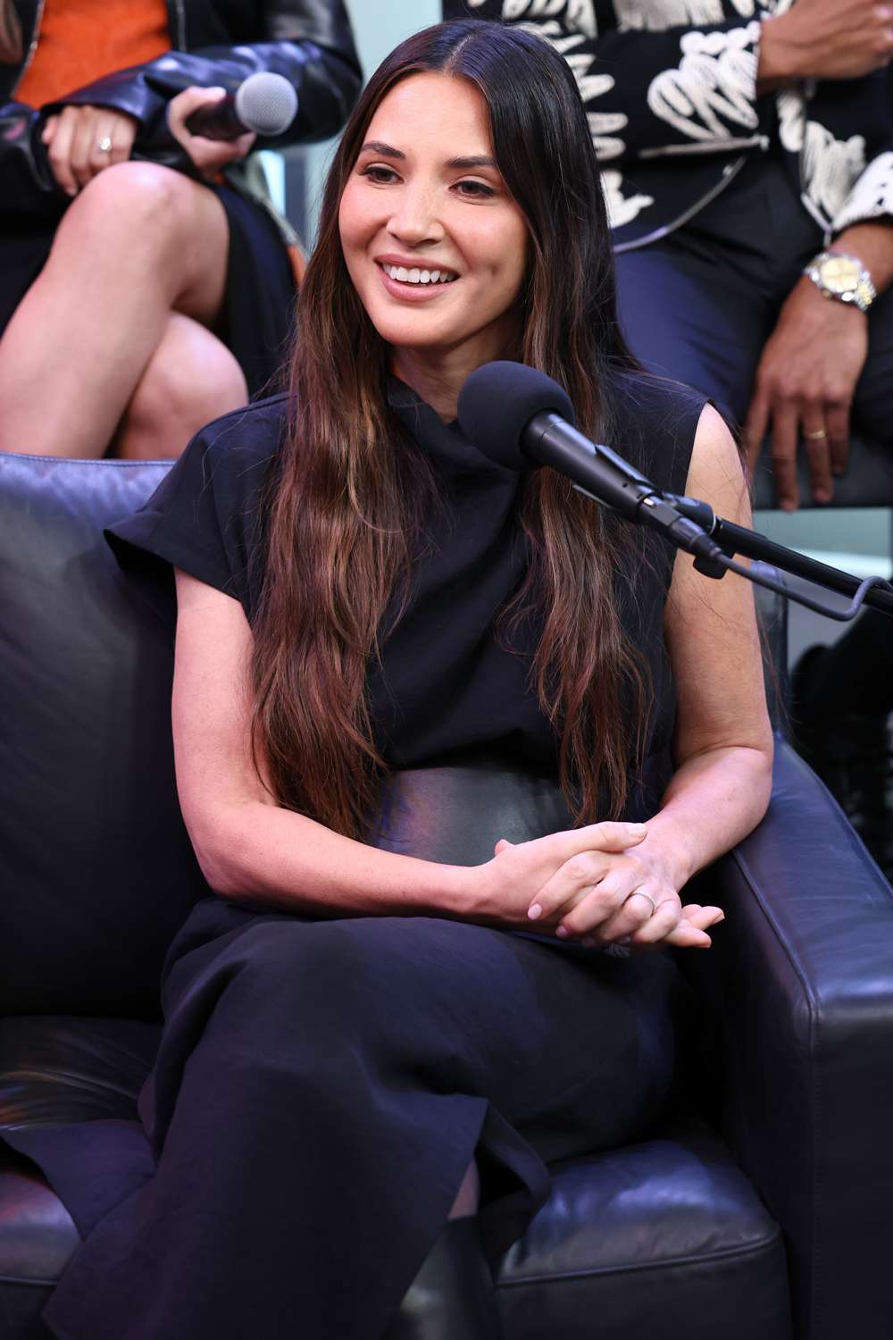 Olivia Munn attends SiriusXM's Town Hall with the cast of 'Your Friends & Neighbors' hosted by Andy Cohen at 