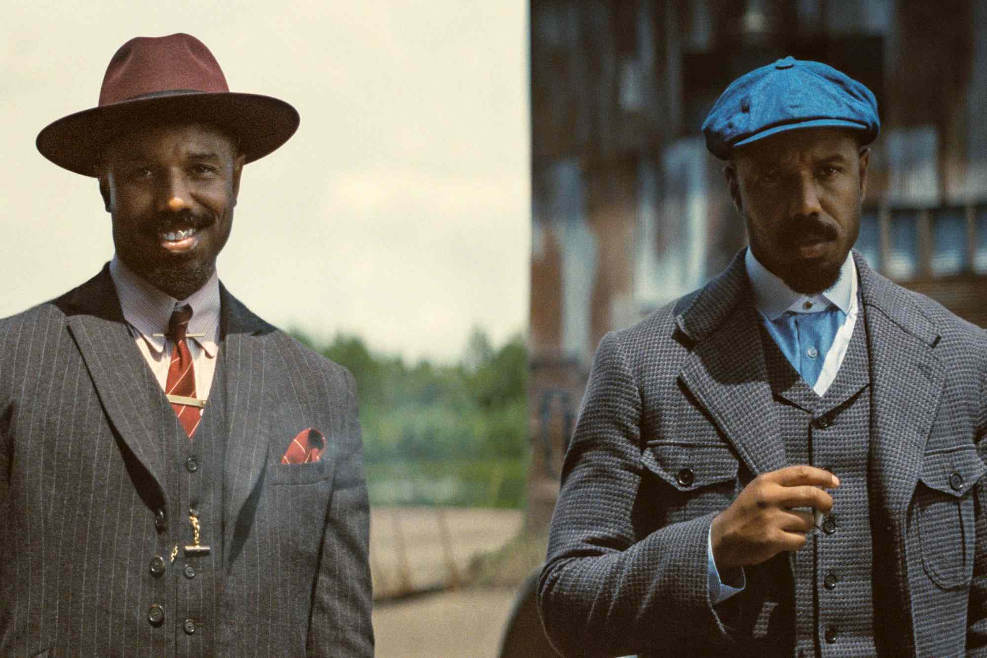 SINNERS, from left: Michael B. Jordan as Smoke, Michael B. Jordan as Stack